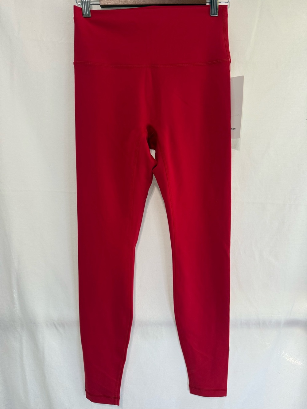 NWT Lululemon Wunder Train No Line HR Leggings 28” - Size 8 Oxford Red - Picture 2 of 6
